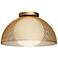 Haven 12 1/2" Wide Gold Dome Ceiling Light