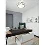2_Haven 12 3/4" Wide Black LED Ceiling Light more views