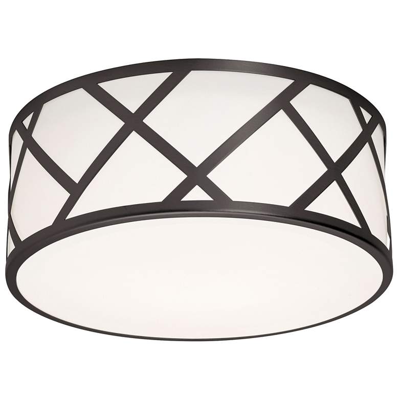 Image 1 Haven 13" Flush Mount - Black Finish