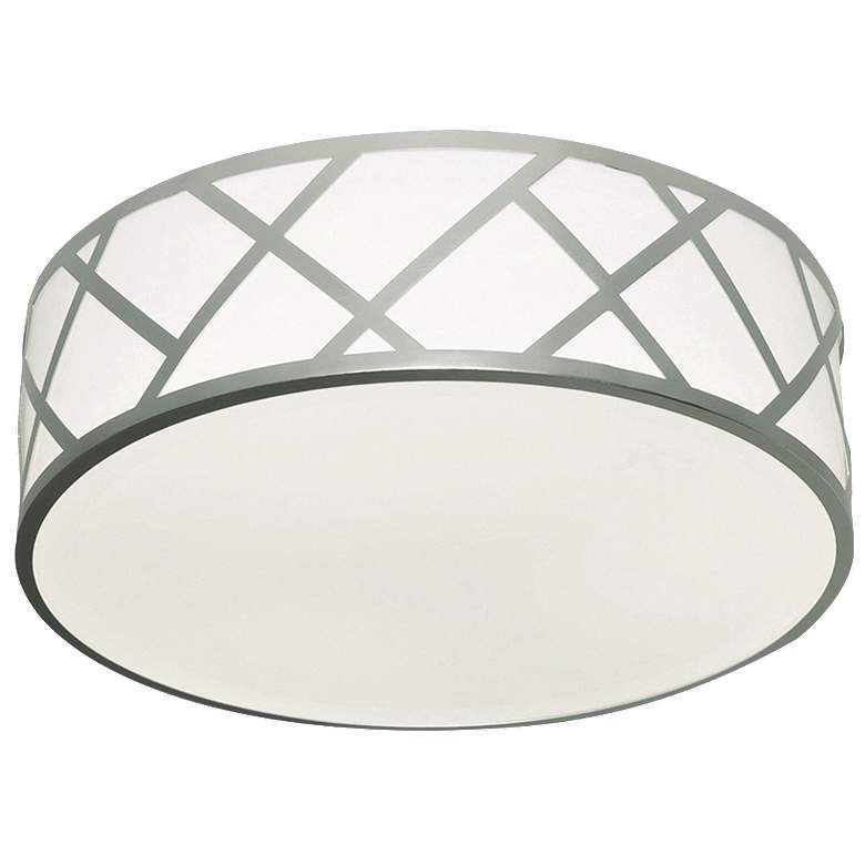 Image 2 Haven 13" LED Flushmount - 18W 120-277V - Satin Nickel