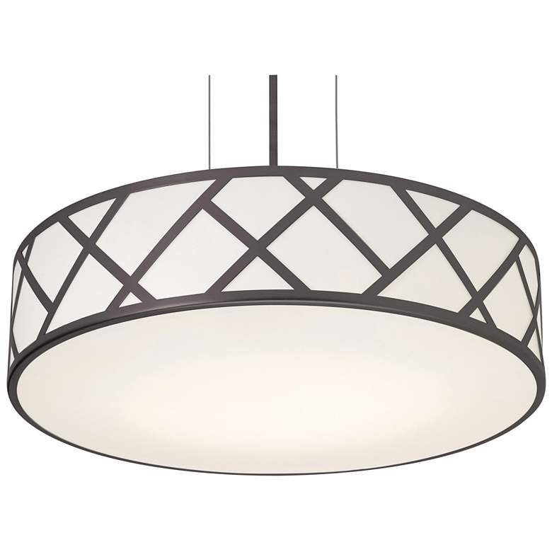 Image 1 Haven 16.75" Wide Black Pendant