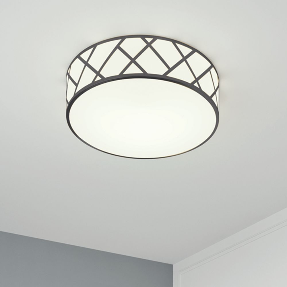 Haven 17" LED Flushmount - 30W 120-277V - Black