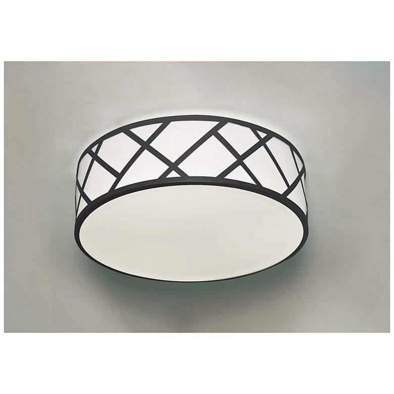 Image 4 Haven 17" LED Flushmount - 30W 120-277V - Black more views