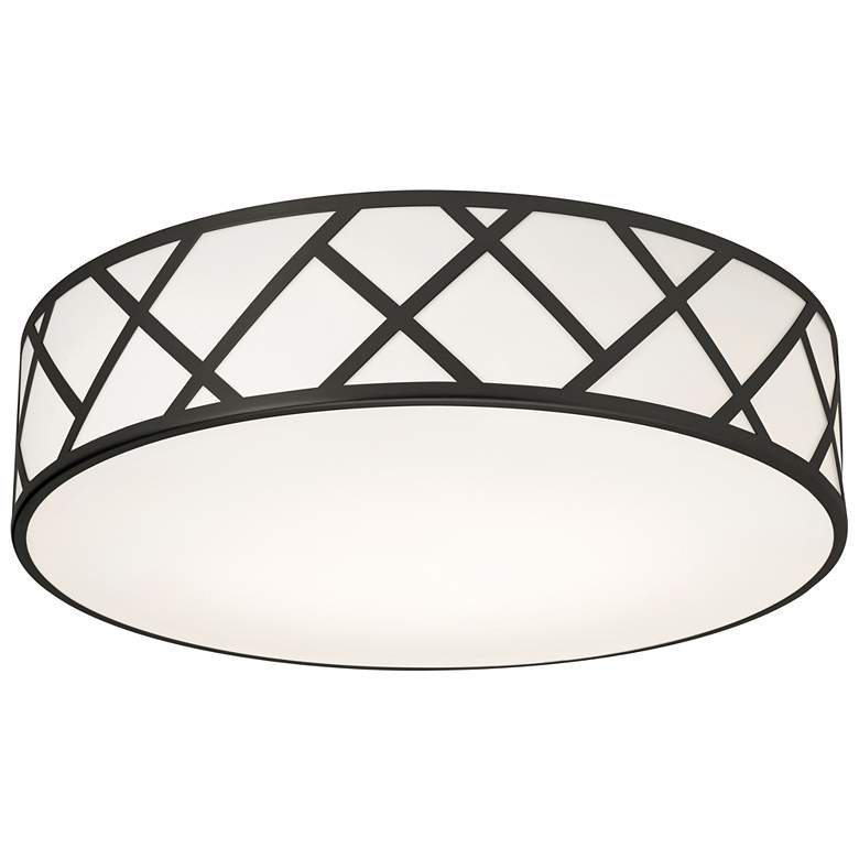 Image 1 Haven 21" Flush Mount - Black Finish