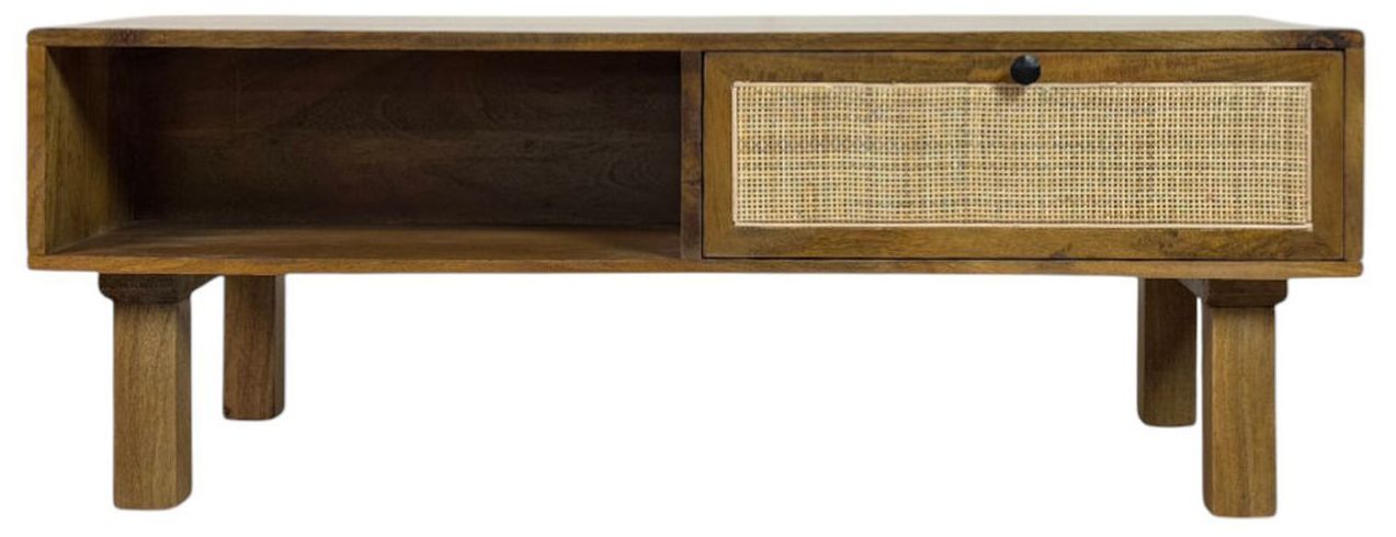 Image 2 Haven Acacia Wood Coffee Table with Dual Storage Compartments