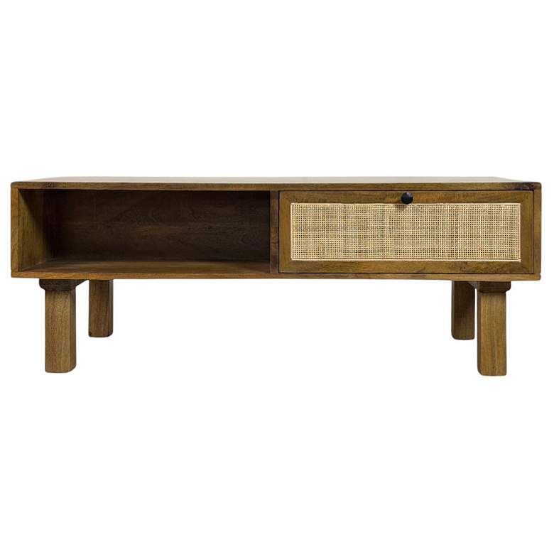 Image 2 Haven Acacia Wood Coffee Table with Dual Storage Compartments