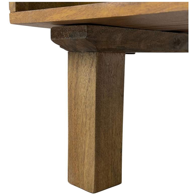 Image 4 Haven Acacia Wood Coffee Table with Dual Storage Compartments more views