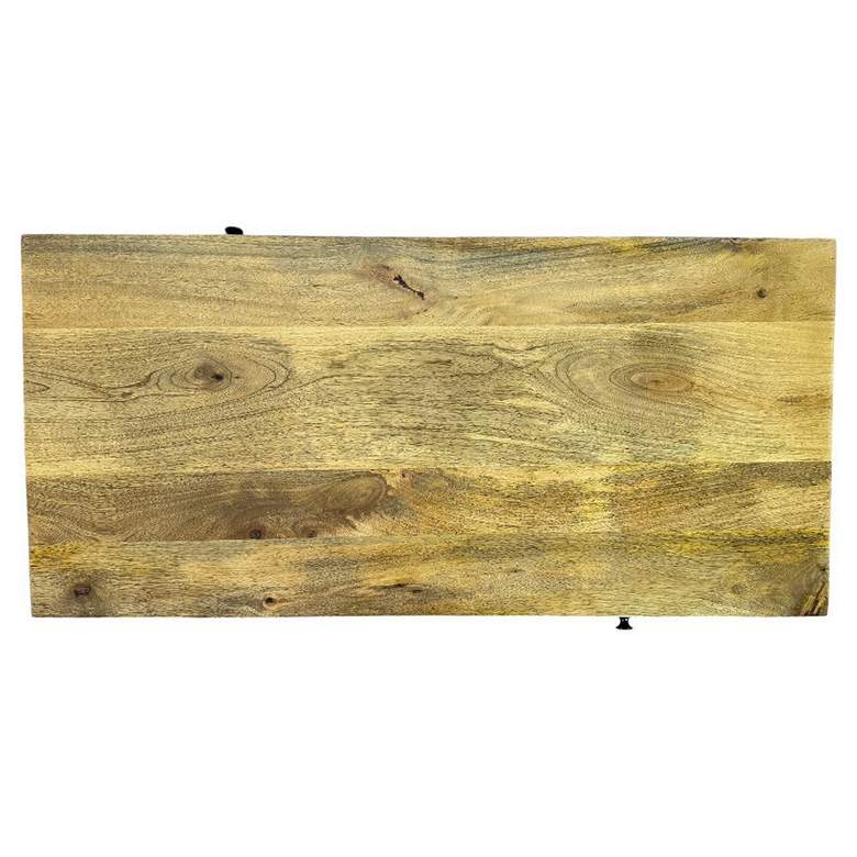 Image 5 Haven Acacia Wood Coffee Table with Dual Storage Compartments more views