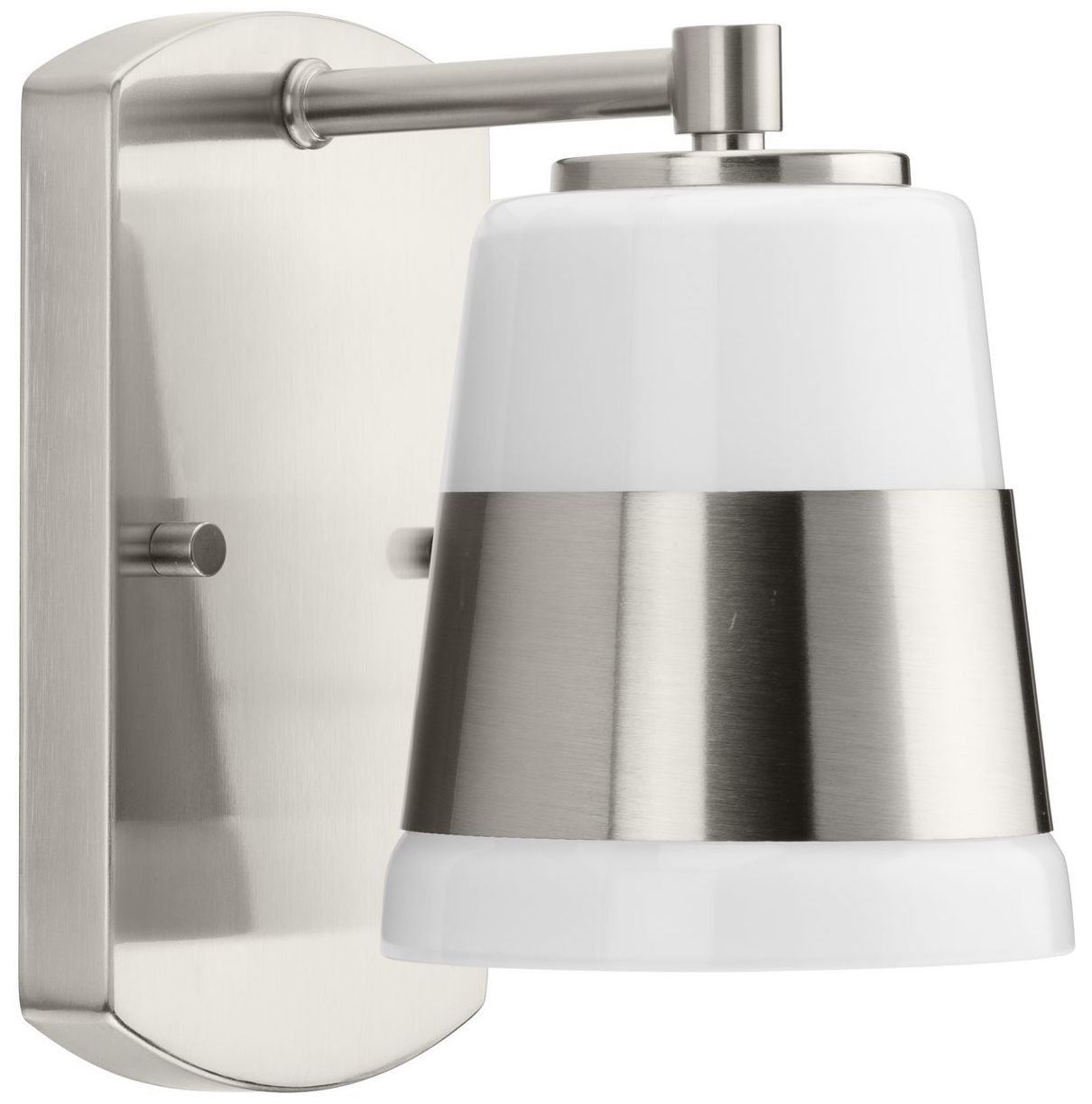 Image 3 Haven Collection One-Light Opal Glass Luxe Industrial Bath Light more views
