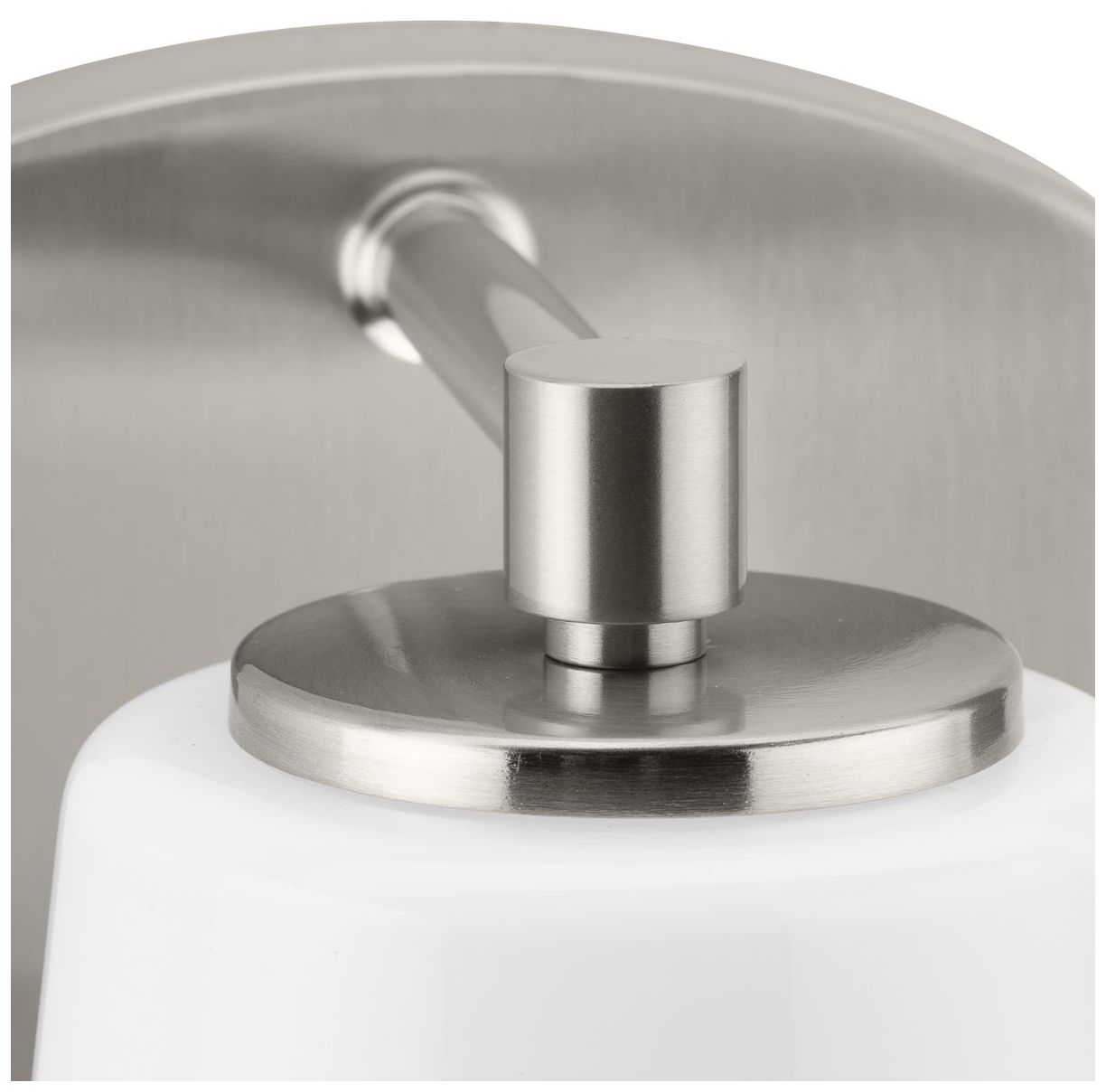 Image 7 Haven Collection One-Light Opal Glass Luxe Industrial Bath Light more views