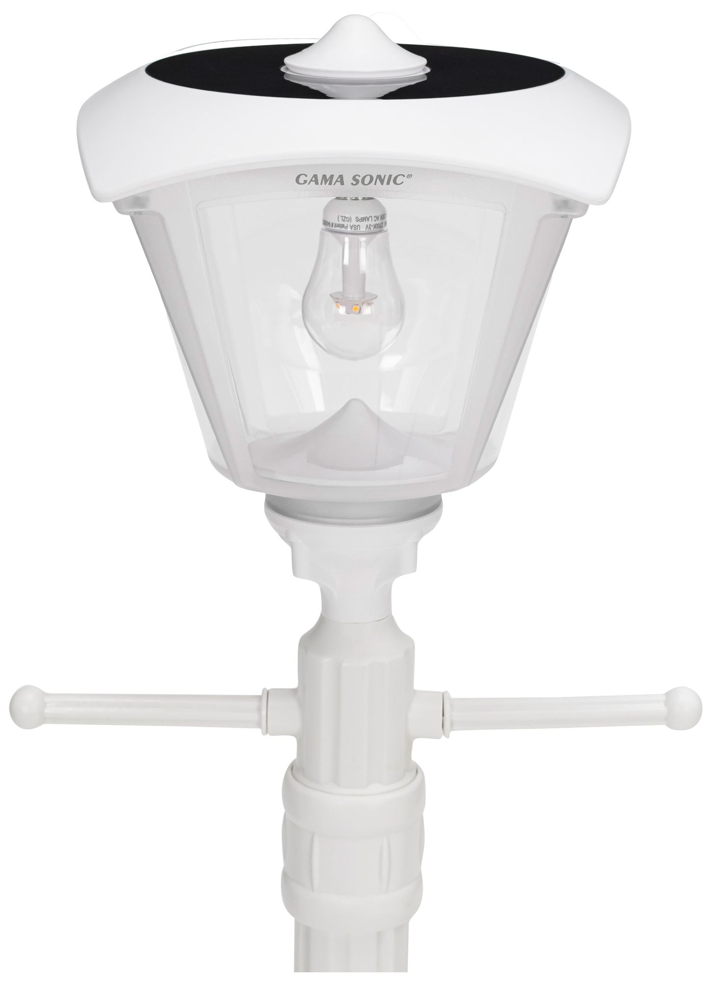 Image 3 Haven Solar Lamp Post with EZ-Anchor Base - White more views