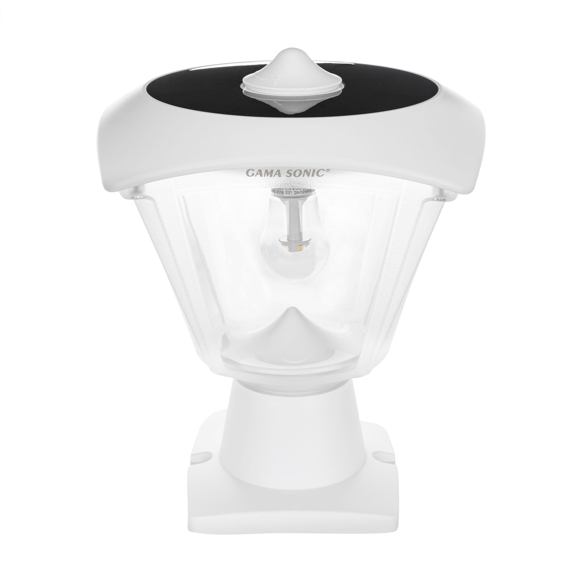 Image 4 Haven Solar Light Wall Pier and 3-inch Fitter Mounts White more views