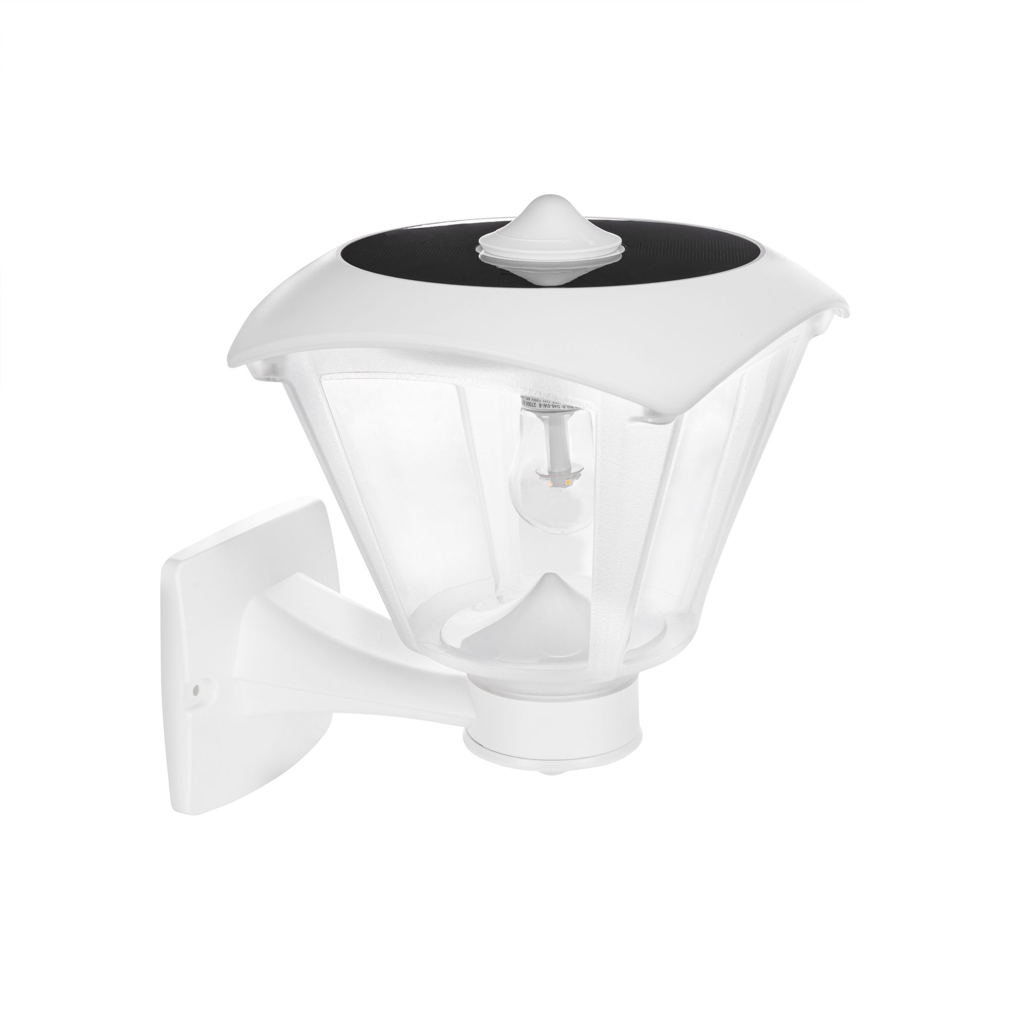 Haven Solar Light Wall Pier and 3-inch Fitter Mounts White