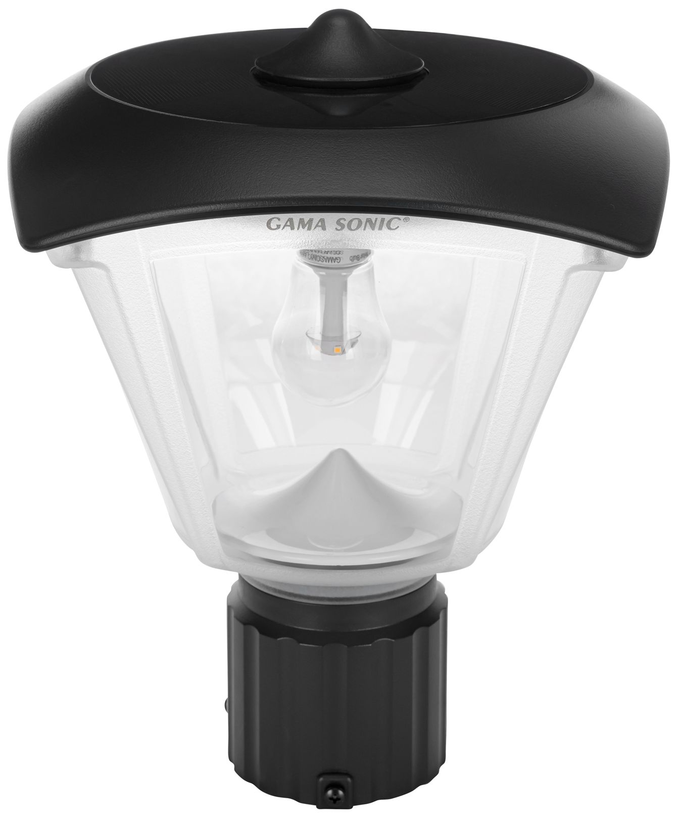 Image 2 Haven Solar Light with Wall, Pier, and 3-inch Fitter Mounts-Black