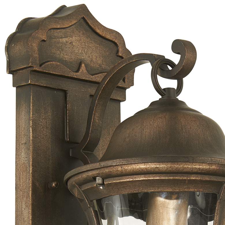 Image 3 Havenwood 19 inch H Tavira Bronze and Alder Silver Outdoor Wall Light more views