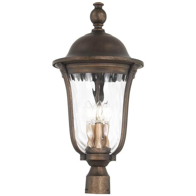 Image 2 Havenwood 26 1/4 inch H Tavira Bronze and Alder Silver Outdoor Post Light