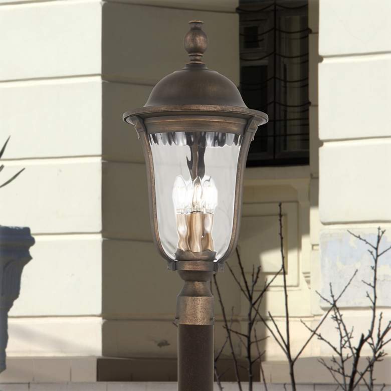 Image 6 Havenwood 26 1/4" H Tavira Bronze and Alder Silver Outdoor Post Light more views