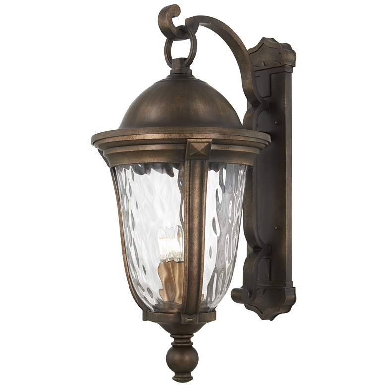 Image 2 Havenwood 31 1/4 inch H Tavira Bronze and Alder Silver Outdoor Wall Light