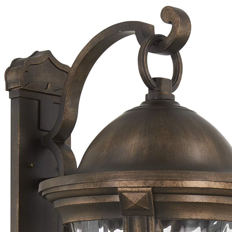 Image 3 Havenwood 31 1/4 inch H Tavira Bronze and Alder Silver Outdoor Wall Light more views
