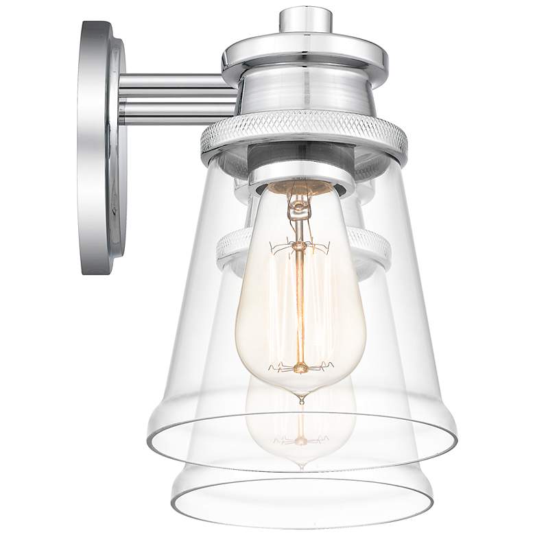 Image 6 Haverfield 9 1/4" High Polished Chrome 2-Light Wall Sconce more views