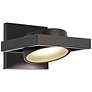 Hawk 5" High Black LED Pivoting Head Wall Sconce