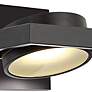 2_Hawk 5" High Black LED Pivoting Head Wall Sconce more views