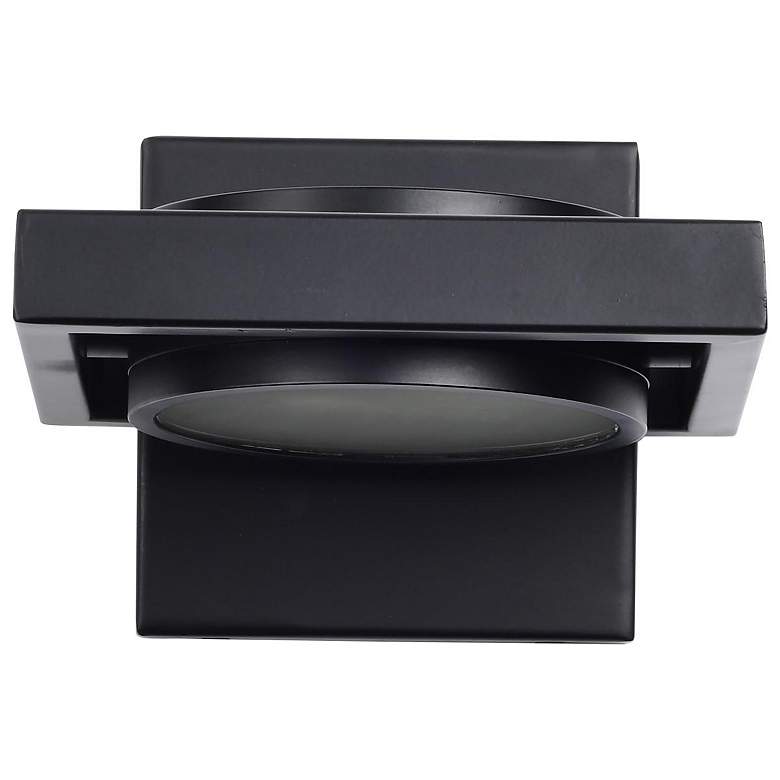 Image 5 Hawk 5" High Black LED Pivoting Head Wall Sconce more views