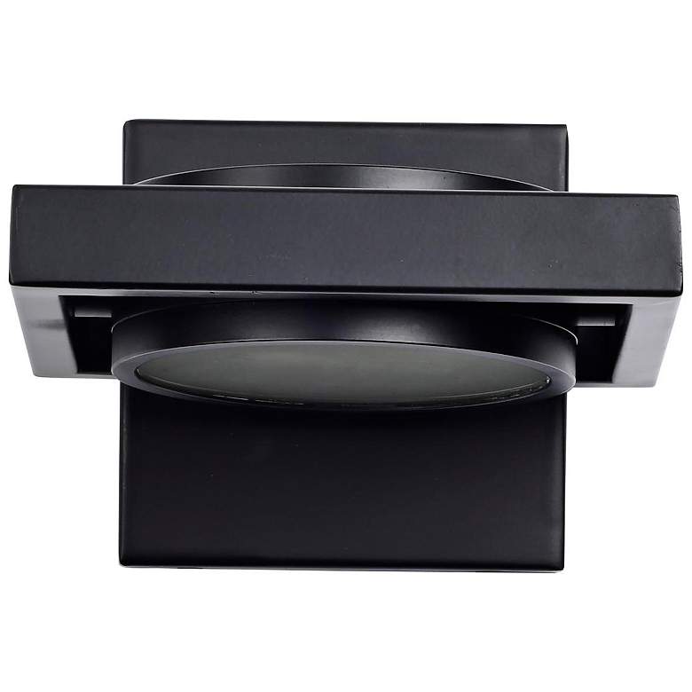 Image 6 Hawk 5" High Black LED Pivoting Head Wall Sconce more views