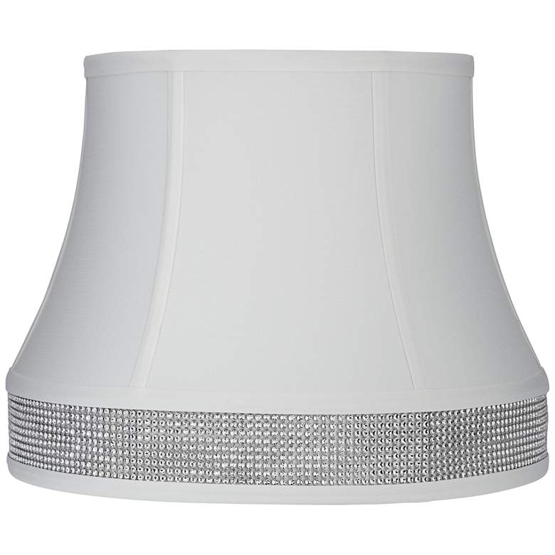 Image 1 Hawking White Round Bell Lamp Shade 10x14x11 (Spider)