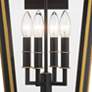 6_Hawkins 22 1/2"H Black and Gold 4-Light Outdoor Wall Light more views