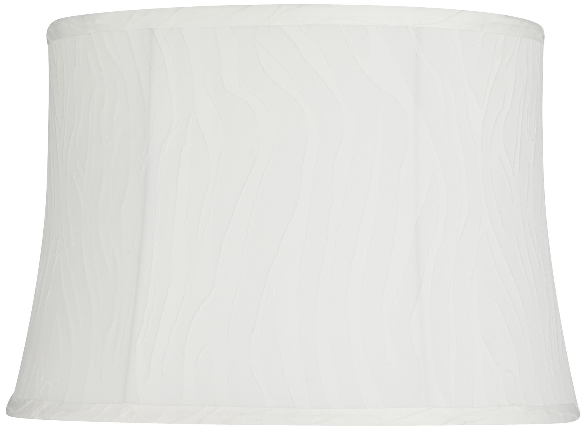 Image Hawley White Softback Drum Lamp Shade 14x16x11 (Spider)