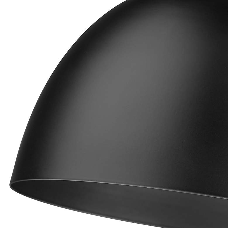 Image 6 Hawthorn 10" High Brass and Matte Black Plug-In Swing Arm Wall Lamp more views