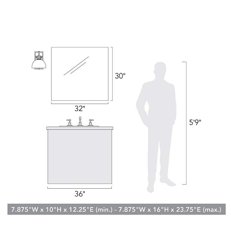 Image 7 Hawthorn Matte Black Plug-In Adjustable Wall Lamp more views