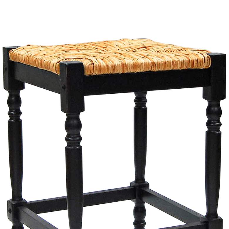 Image 2 Hawthorne 23 3/4" Antique Black Counter Stool more views