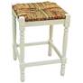 1_Hawthorne 23 3/4" Antique White Counter Stool