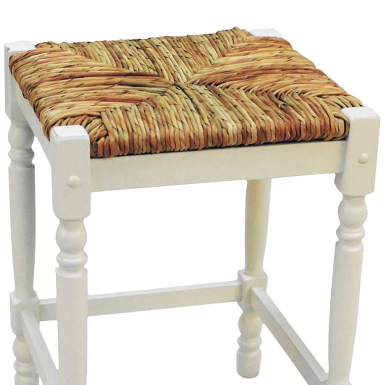 Image 2 Hawthorne 23 3/4" Antique White Counter Stool more views