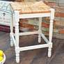 5_Hawthorne 23 3/4" Antique White Counter Stool more views