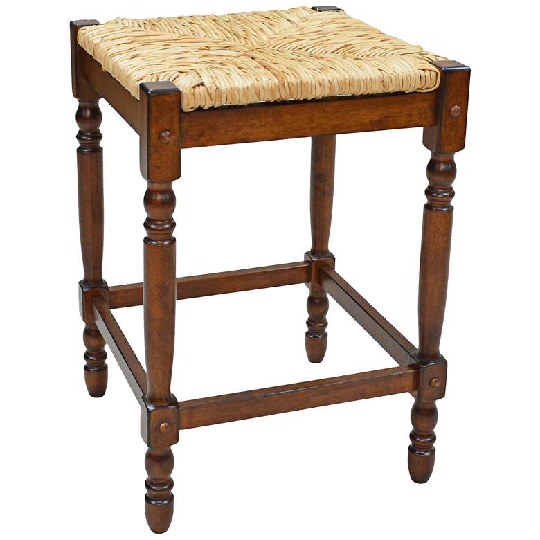 Image 2 Hawthorne 23 3/4" Chestnut Counter Stool