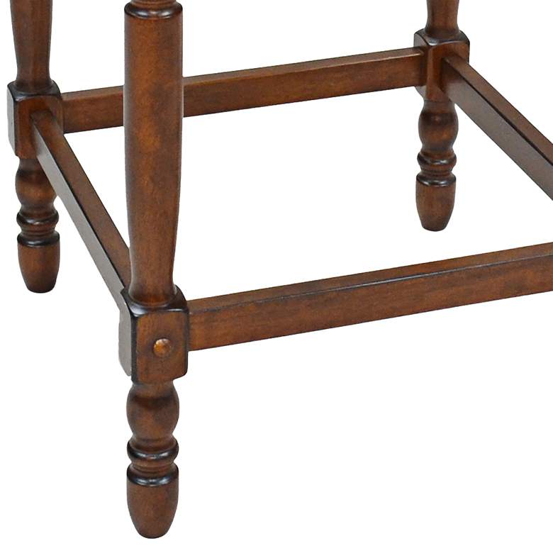 Image 4 Hawthorne 23 3/4" Chestnut Counter Stool more views