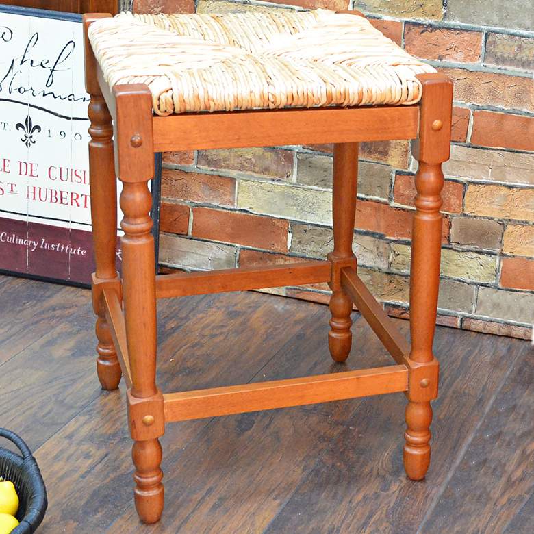 Image 3 Hawthorne 23 3/4" Walnut Counter Stool more views
