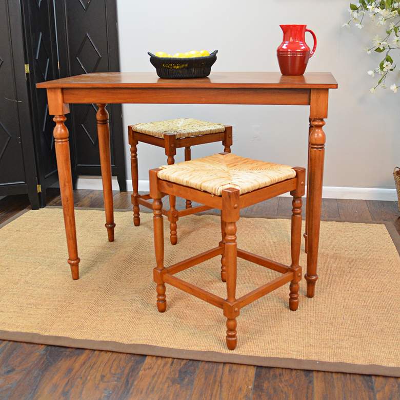 Image 4 Hawthorne 23 3/4" Walnut Counter Stool more views