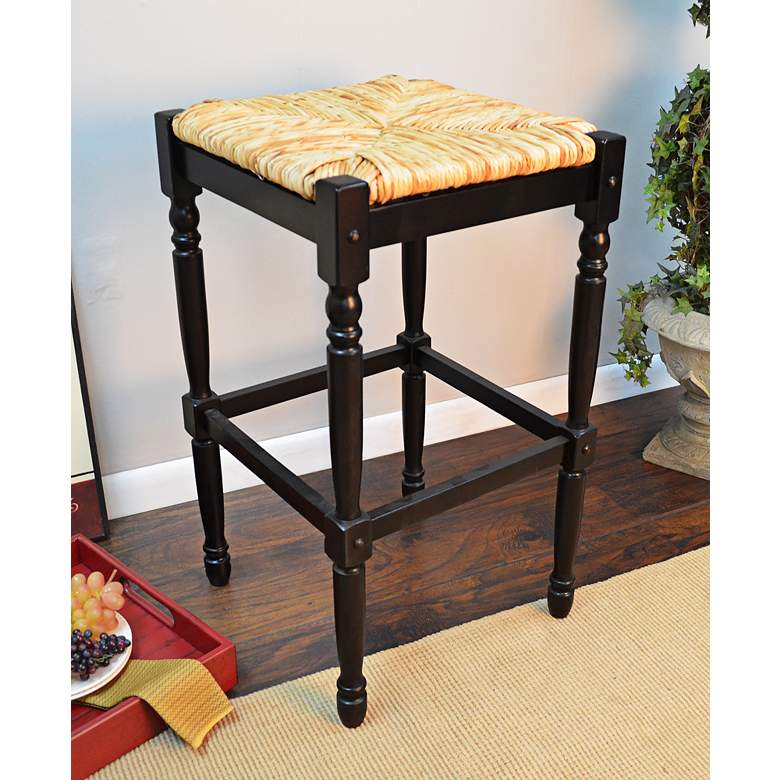 Image 3 Hawthorne 29 1/4" Antique Black Barstool more views