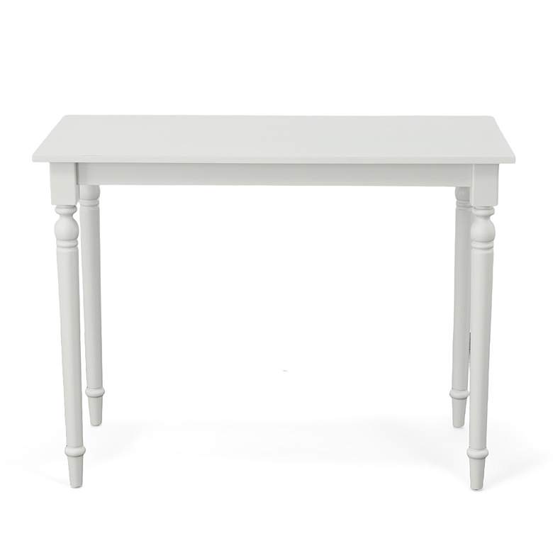 Image 2 Hawthorne 48" Wide Antique White Counter Table more views
