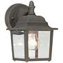 Hawthorne 8.5" High 1-Light Outdoor Sconce - Painted Bronze
