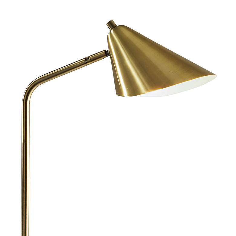 Image 2 Hawthorne Antique Brass Metal Task Floor Lamp more views