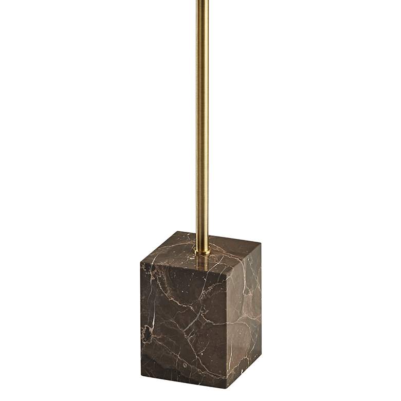 Image 3 Hawthorne Antique Brass Metal Task Floor Lamp more views