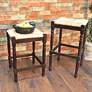 5_Hawthrone 29 1/4" Espresso Wood Bar Stool more views