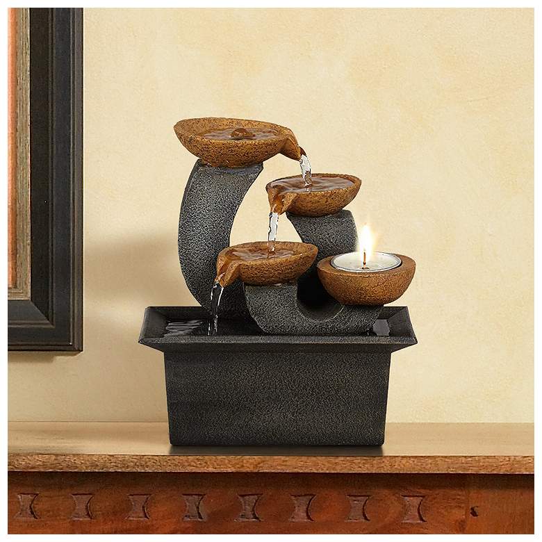 Image 1 Hayden Indoor 7 inch High Table Fountain