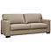 Hayden Taupe Leather Match Sofa