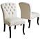 Hayden Tufted Linen Dining Chair Set of 2